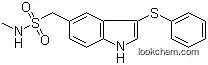 Molecular Structure of 103654-21-3 (N-Methyl-3-(phenylthio)-1H-indole-5-methanesulfonamide)